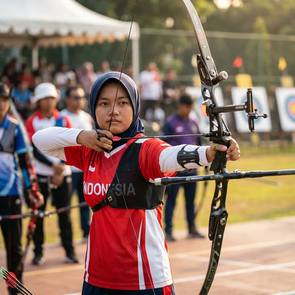 Atlet Panahan Wanita Berhijab Al Kamal JAC